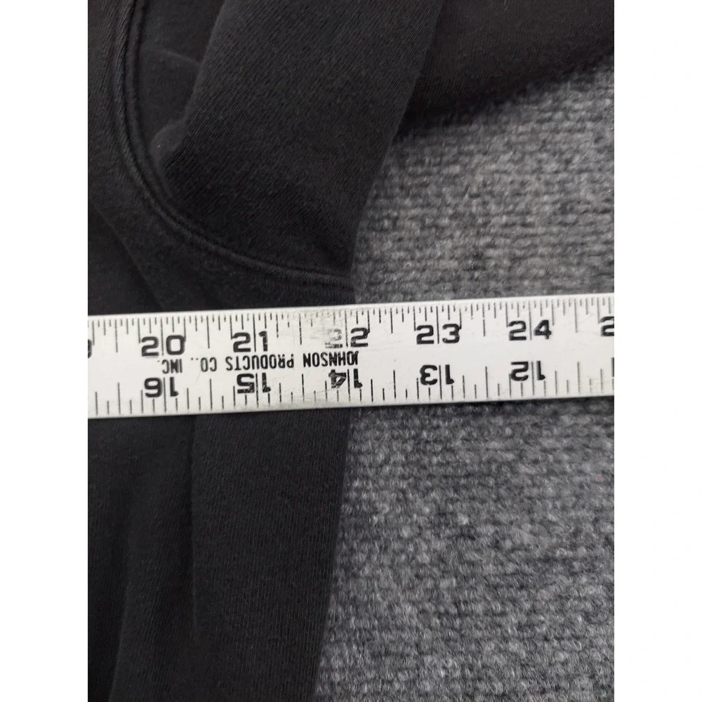 The North Face Hoodie Mens Medium Black‎ Bear Graphic Pullover Fleece Sweatshirt